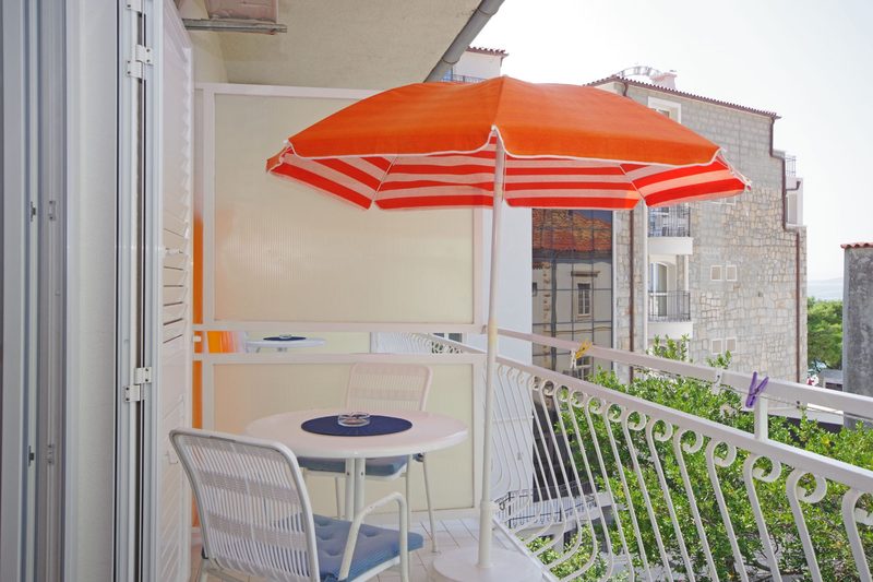 Apartman 2+1 — balkon