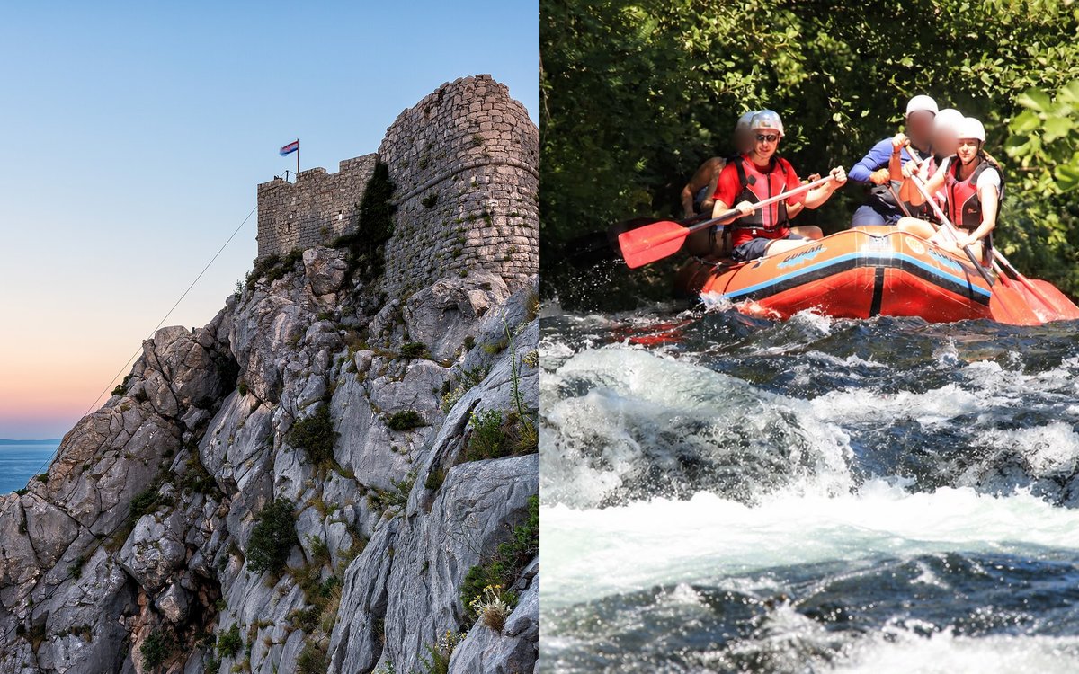 Omiš i kanjon rijeke Cetine